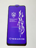 Захисне скло 6D для Xiaomi Mi A3 Full Glue Чорне