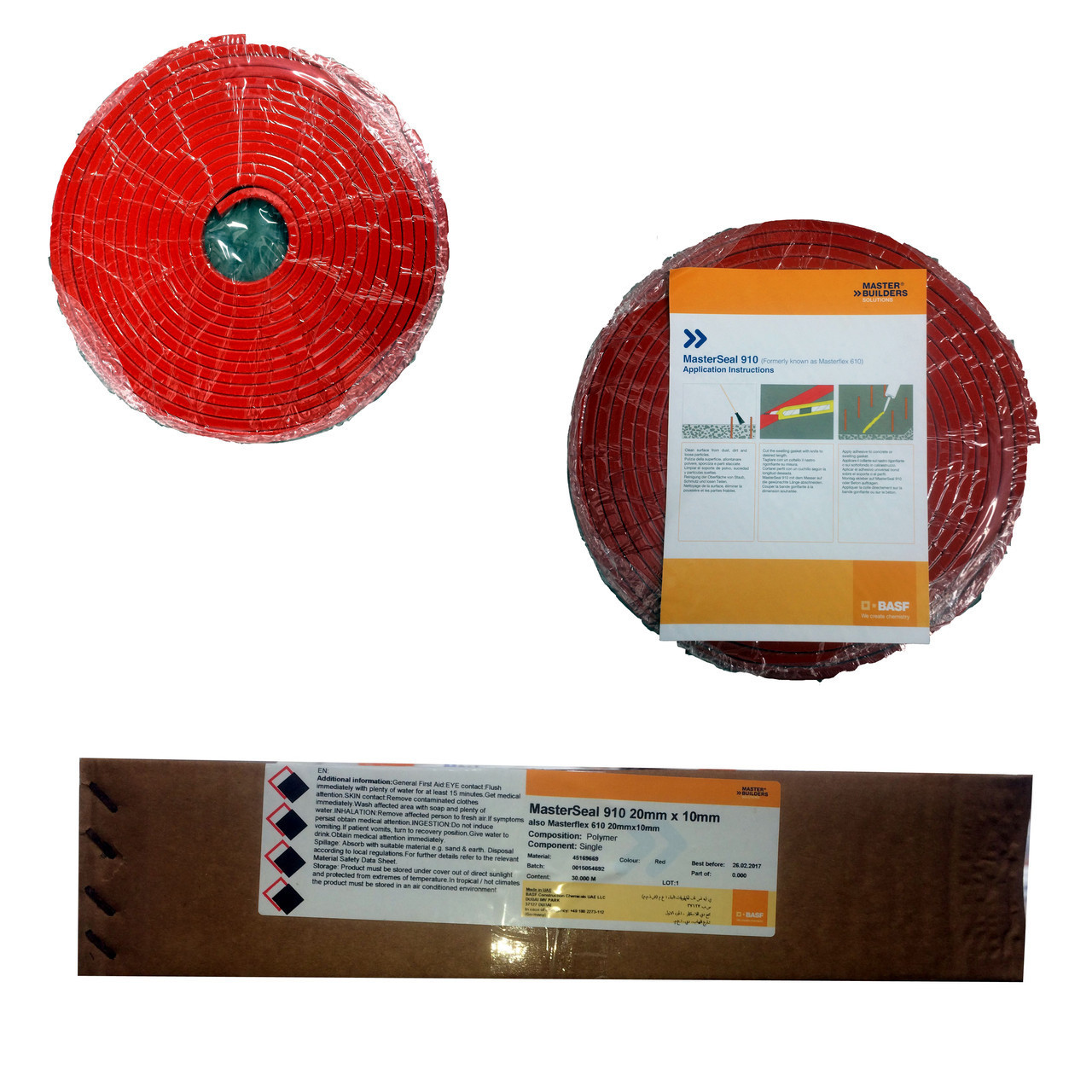 MasterSeal 910 (полімерний набухальний шнур для швів)