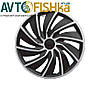 Ковпаки на колеса. Ковпаки колісні ARGO R13 TURBO SILVER&BLACK, фото 2