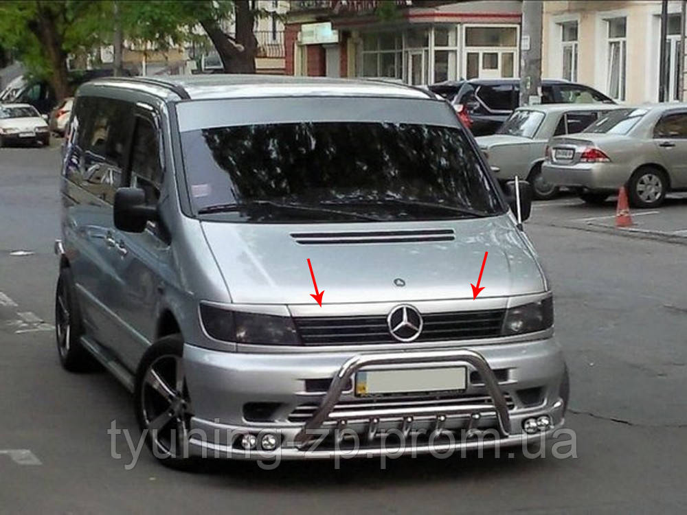 Накладка на решітку радіатора Mercedes Vito 1996-2003