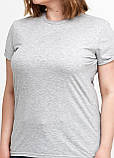 Футболка жіноча Мальта 19Ж441-24 S Світло-сіра (2901000214757), фото 2