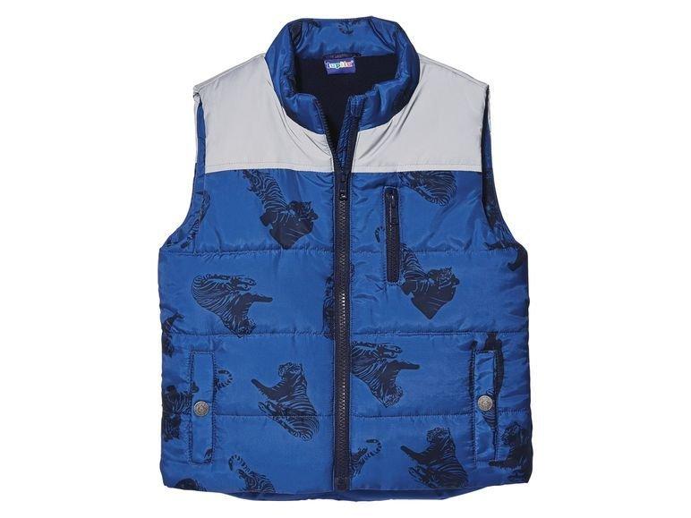 Жилетка для хлопчика синя тигри Lupilu 98см, фото 1