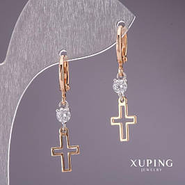 Сережки Xuping Хрестики