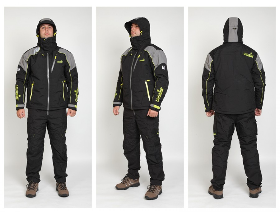 Фірмовий чоловічий костюм Norfin Verity Black M, професійний костюм для риболовлі до -10С