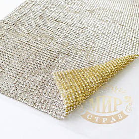 Термоклейове стразовое полотно