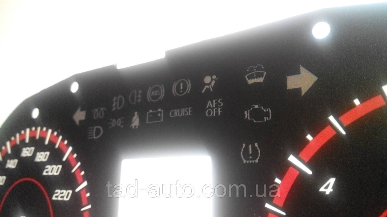 Шкалы приборов Peugeot 4007