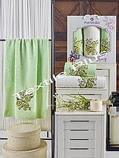 Махрові рушники 3 шт. Merzuka Pansy, фото 4
