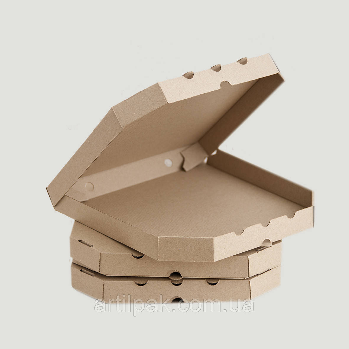 Коробка для піци та хачапурі бура 300*300*35