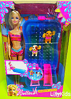 Кукла типа Барби, Bettina с бассейном , горками и 2 питомцами 68012