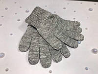 Стильные детские перчатки для девочки Margot Польша Dropodi Серый.Топ!