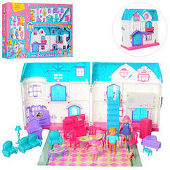 Будиночок 1205AB для ляльок, ляльковий будиночок Моя люба хатинка Dream doll house звук, світло, меблі, фігурки 23 предм