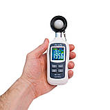 Міні люксметр - термометр MT-912 FLUS з кольоровим дисплеєм, фото 4