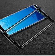Захисне скло LUX EDGE для Samsung S8 Plus (G955) із закругленими краями чорний 0,3 мм в упаковці