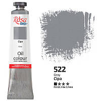 Фарба олійна ROSA Studio 60 мл (522) Сіра (326522)