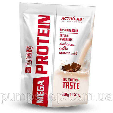 Концентрат сироваткового білка ActivLab Mega Protein 700 г, фото 1