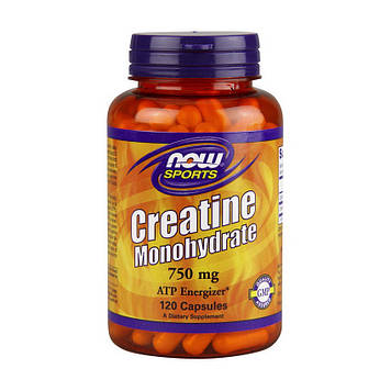 Креатин Нау Фудс / Now Foods Creatine 750 mg 120 caps / капсул