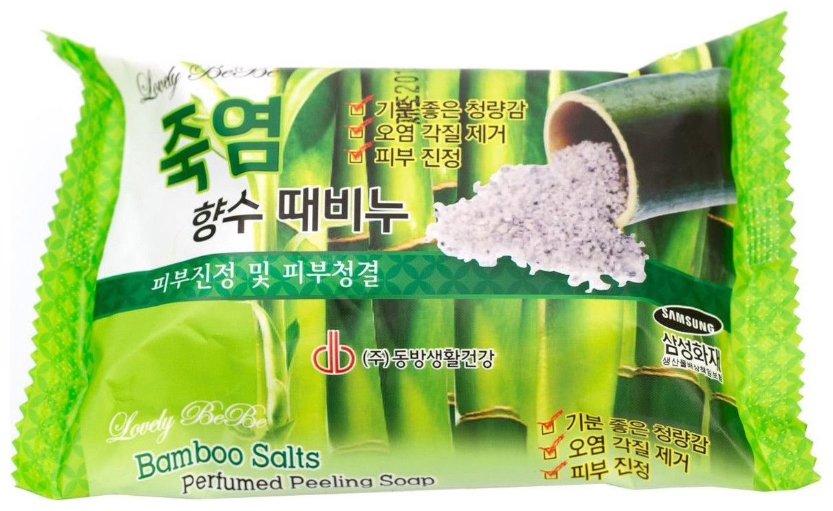 Мило з легким пілінг-ефектом Juno Peeling Soap Juno Peeling Soap Bamboo Salts 120 г