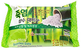 Мило з легким пілінг-ефектом Juno Peeling Soap Juno Peeling Soap Bamboo Salts 120 г