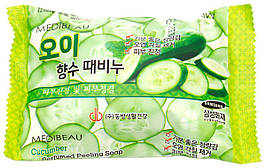 Мило з легким пілінг-ефектом Juno Peeling Soap Juno Perfume Peeling Soap Cucumber 150 г