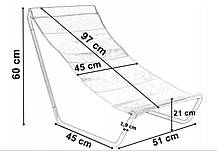 Розкладний пляжний лежак BLUE, фото 5