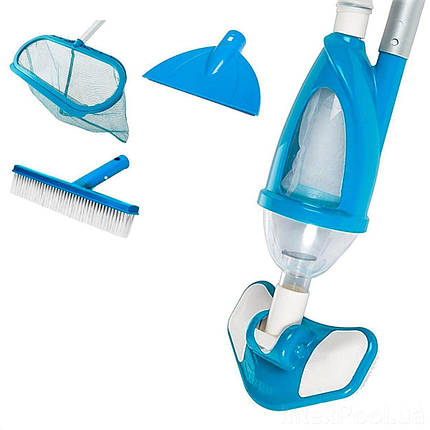Набір для чищення басейну Intex 28003, пилосос для очищення дна (від 3 028 л/год), фото 1