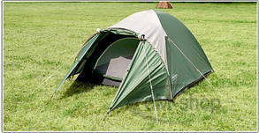 Туристичний намет для 3 осіб (Зелений), фото 4