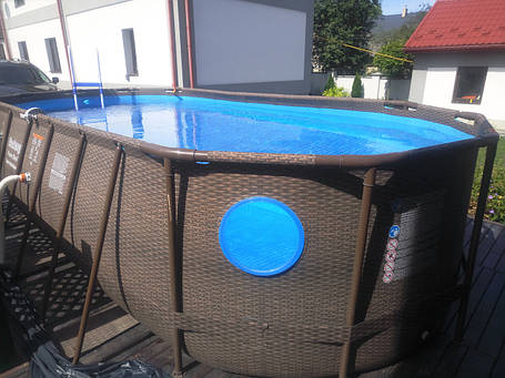 Овальний басейн Steel Power Swim Vista 56716 - 549 х 274 х 122 см, фото 1