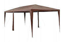Садовий павільйон-намет 3х6 м 6 стін (Коричневий), фото 4