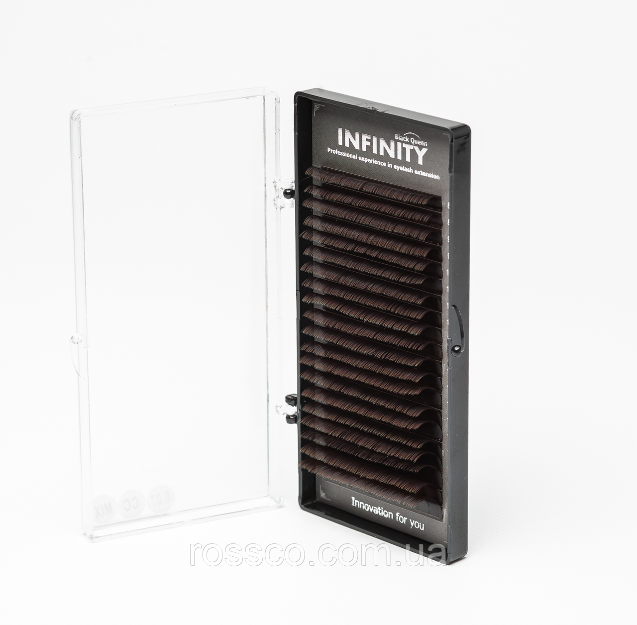 Вії INFINITY Dark Chocolate (гіркий шоколад) СС 0.07 (9 мм)