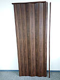 Двері гармошка під будь-які розміри, кольорів. Міжкімнатні двері гармошка (ПВХ). Венге 81х203., фото 3