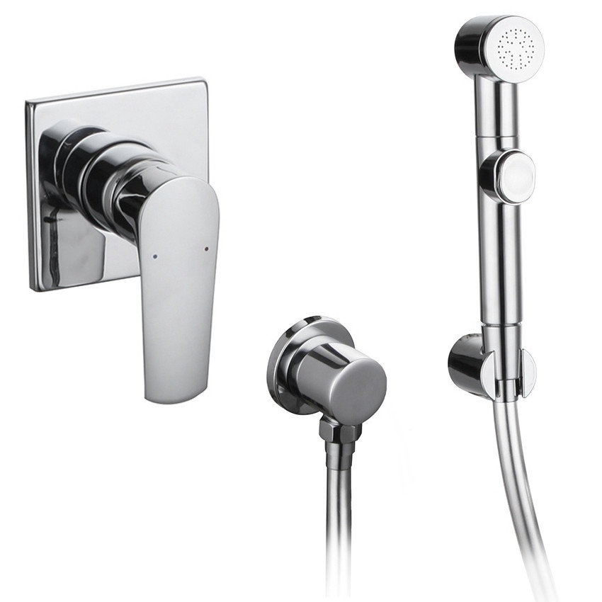 Змішувач для гігієнічного душу IMPRESE VYSKOV прихованого монтажу хром латунь VR15340Z-BT, фото 1