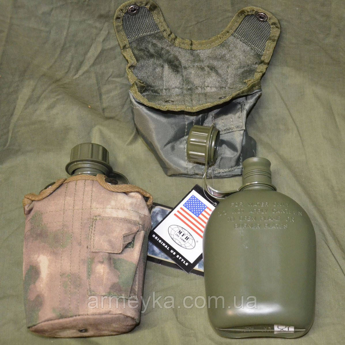 Армейская фляга USA в термочехле HDT. - фото 3 - id-p118721821