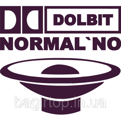 Вінілова наклейка Dolbit Normalno (від 12х15 см)