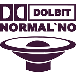 Вінілова наклейка Dolbit Normalno (від 12х15 см)