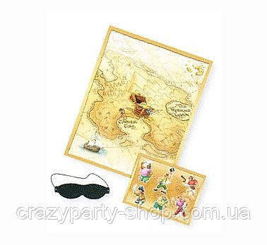 Піратський ігровий набір із картою-банером для проведення свята, фото 1