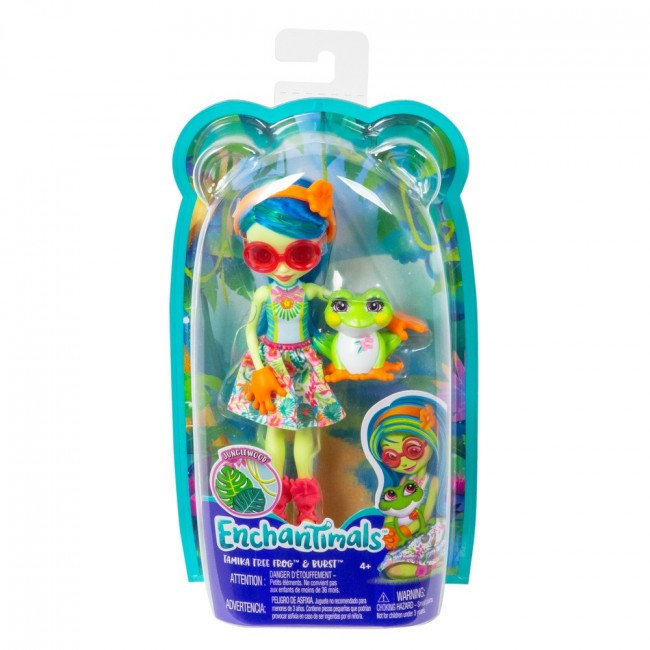 Лялька Enchantimals Жабка Тамика GFN43