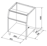Бункер для зберігання льоду NTF BIN T420 , фото 2