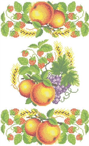 РСВ-005. Схема для вишивки бісером Рушник до Спаса., фото 1