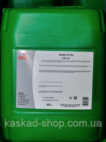 Масло Orlenl Oil AGRO STOUN 10W30 20л, фото 1