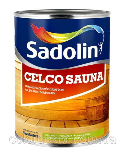 Лак для саун Sadolin CELCO SAUNA (Селко Сауна) 1л