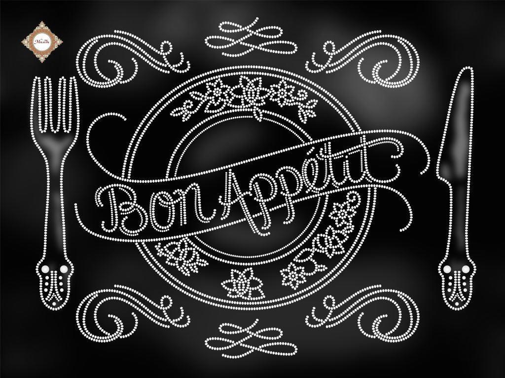 Схема вишивки бісером на атласі Bon appetit  СЛ-3378