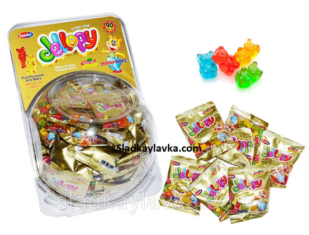 Желейна цукерка Jellopy Ведмедики 90 шт (Saadet)