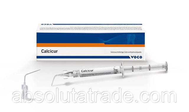 CALCICUR (КАЛЬЦИКУР) шприц 2 мл. - паста на основі гідроокис кальцію