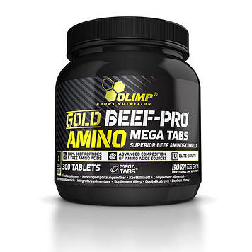 Амінокислоти Gold BEEF-PRO Amino (300 tabs) OLIMP