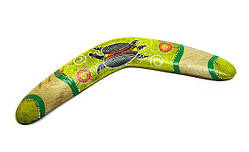 Бумеранг дитячий дерев'яний розпис