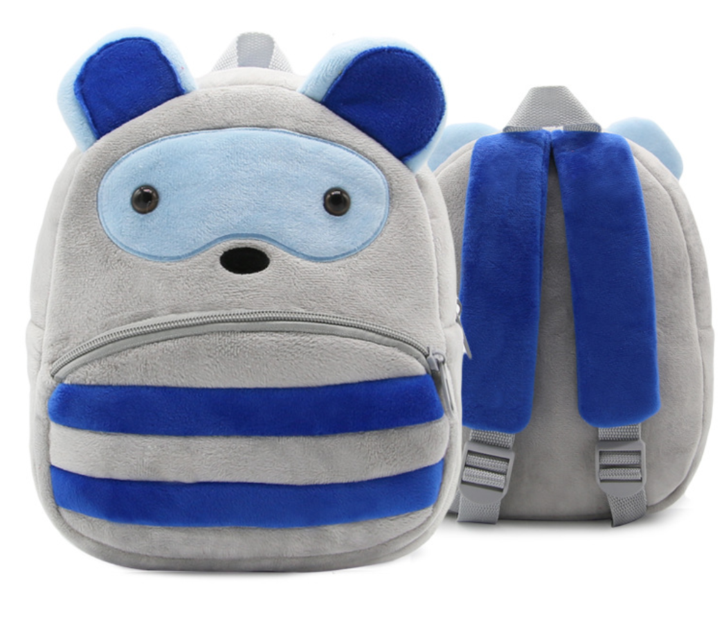 Дитячий Рюкзак играшка для улюблених малюків "Єнот" маленький мякий плюш К27