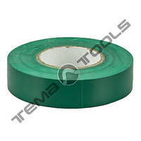 Лента изоляционная (изолента) ПВХ 0,15 мм x 15 мм x 20 м зеленая