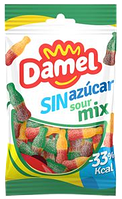 Желейные конфеты Damel Sin Azucar Sour mix кислинки, 90г 18шт/ящ