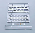 Полиця для ванної 2-х ярусна, алюмінієва,  прямокутна, навісна у ванну (HP 99-010), фото 5