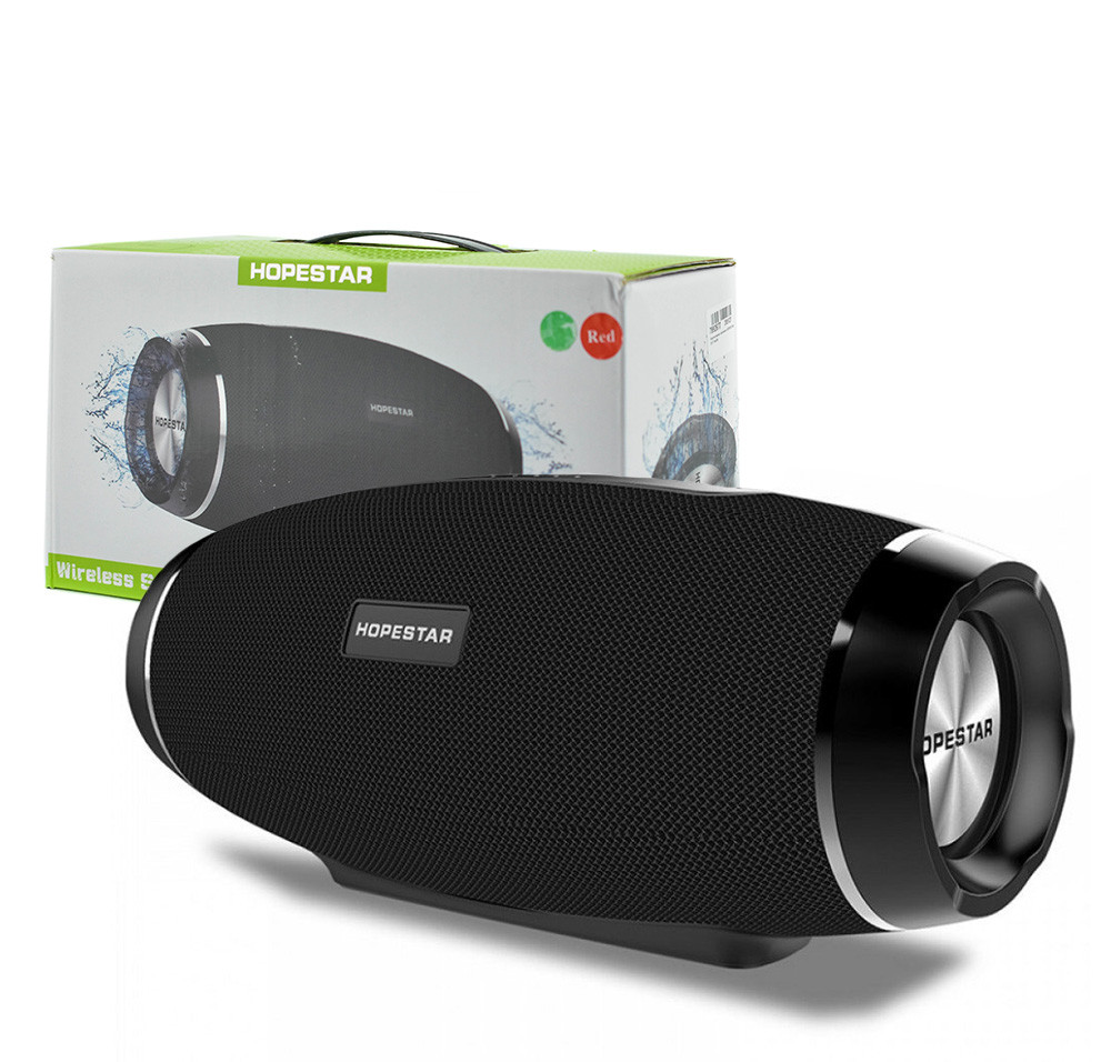 Портативна Bluetooth колонка Hopestar H27 з вологозахистом Чорна, фото 1